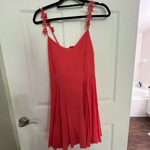 Pink flower dress, size S, brand urban outfitters,